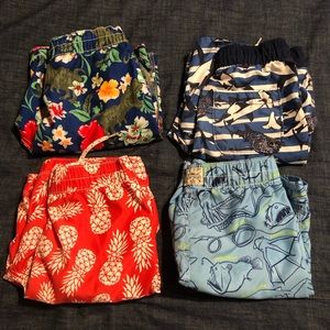 Boys Gap swim trunks & 1 rash guard